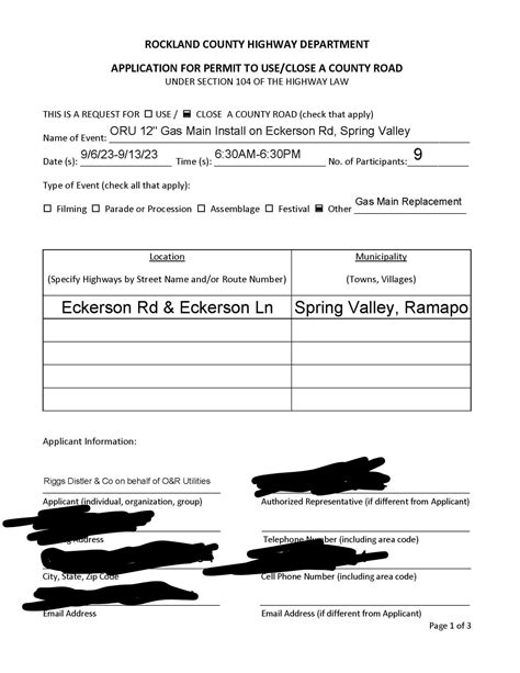 NOTICE: Orange & Rockland Utilities to Begin Gas Main Installation on