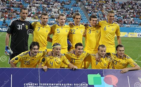 Ukraine National Football Team Editorial Stock Image Image Of Match