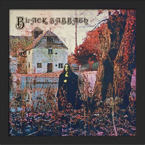 Black Sabbath Black Sabbath Album Cover Framed Print The Art Group