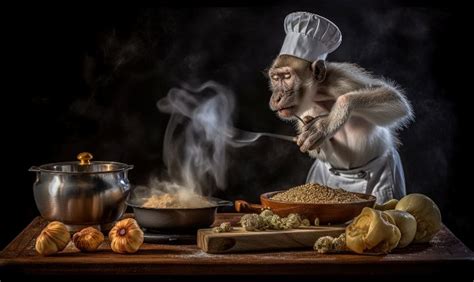 Monkeys Kitchen Fun Graphixperience Drawings And Illustration Food