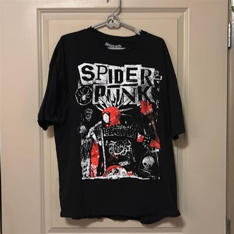 Hot Topic Tops Hot Topic Spiderman Across The Spiderverse Spiderpunk Tshirt Poshmark