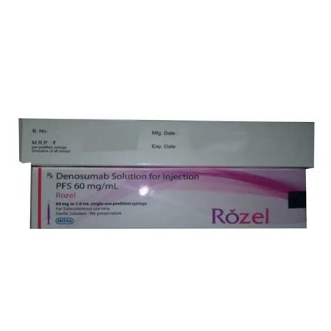 Allopathic Rozel Injection Denosumab Mg Injection Intas