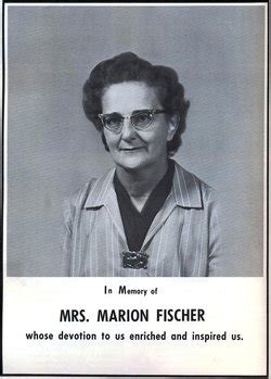 Marion Fischer Inconnu M Morial Find A Grave