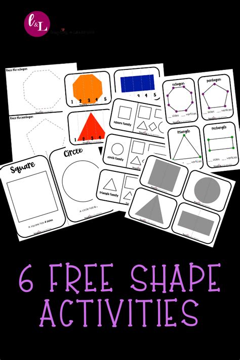 Free Geometry Spatial Sense Activities Freebies Shapes