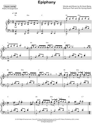 "Epiphany" Sheet Music - 4 Arrangements Available Instantly - Musicnotes