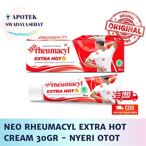 Jual Neo Rheumacyl Extra Hot Cream Gr Krim Nyeri Otot Sendi Linu