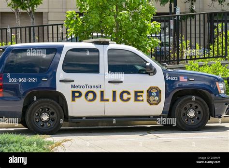 Alexandria Virginia Usa May Side View Of A Patrol Car