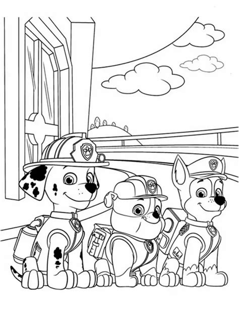 Chase Paw Patrol F Rbung Seite Kostenlose Druckbare Malvorlagen