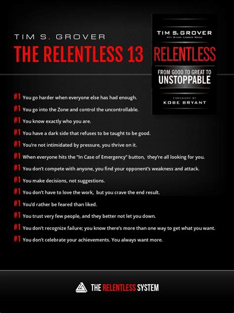 Relentless by Tim Grover Poster | PDF