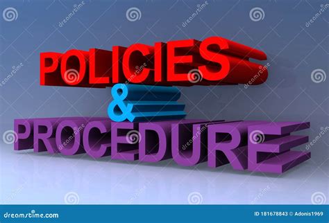 Policies And Procedure Stock Illustration Illustration Of Human