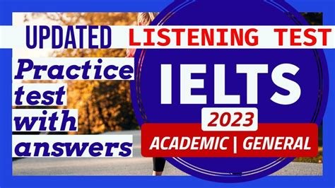 Ielts Listening Test 2023 With Answers Idp Cambridge Listening Test 720p Youtube