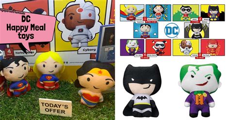 Mcdonald S Releases Dc Superheroes Happy Meal Toys Has New Plushies To