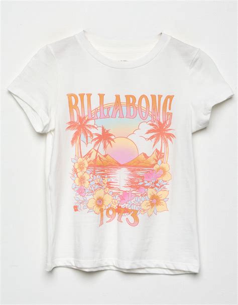 BILLABONG After Sunset Girls Tee WHITE Tillys Cute Preppy Outfits