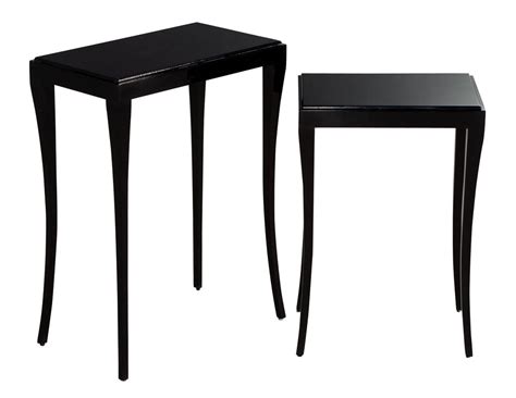 Set of Modern Black Nesting Tables - Carrocel Fine Furniture