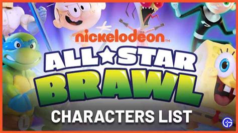 Nickelodeon All Star Brawl All Characters List - Full Roster