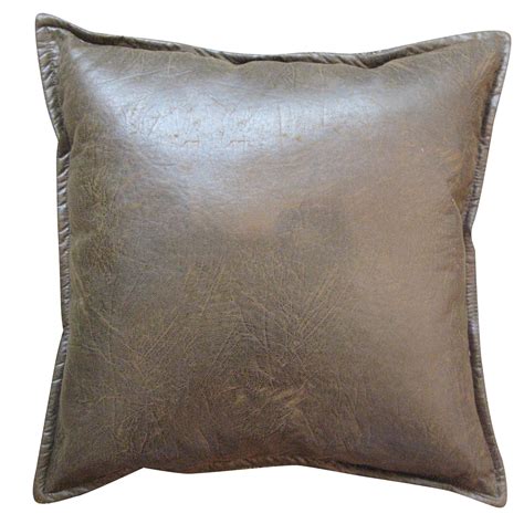 Brown Leather Pillow | Peter Corvallis Productions - Tent, Party ...