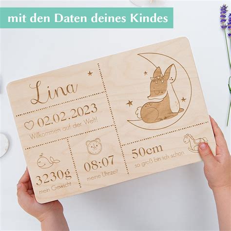 Zur Geburt Geschenke S E Babybox Mit Namen Herzensprojekt