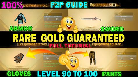 Undawn Gold Armor Crafting Mastery Level 100 Guide For Ultimate