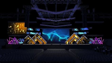 Stage Design D Model Cgtrader