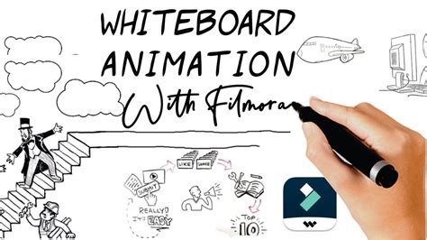 How To Create Whiteboard Animation In Filmora X Youtube