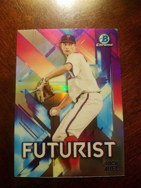 2021 Bowman Chrome Futurist FUT MA Mick Abel Philadelphia Phillies