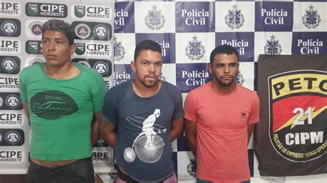 Operação policial prende trio acusado de homicídios em Paripiranga