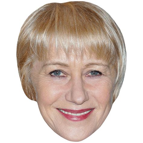 Helen Mirren Smile Maske Aus Karton Celebrity Cutouts