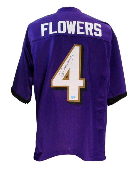 Zay Flowers Autographed Custom Football Jersey Baltimore - Etsy