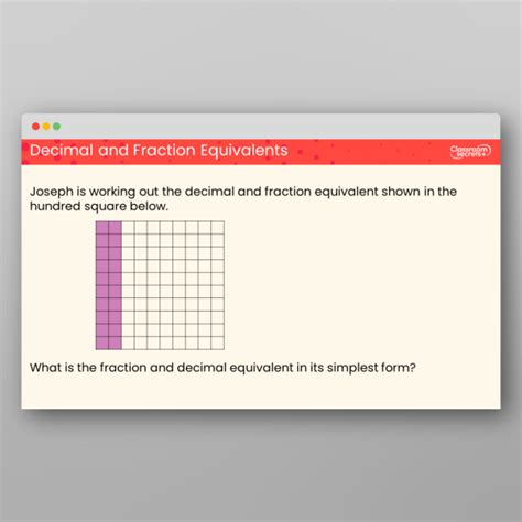 Year 6 Fraction And Decimal Equivalents Teaching Ppt Resource ...