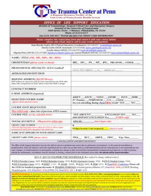 Fillable Online Uphs Upenn Registration Form University Of