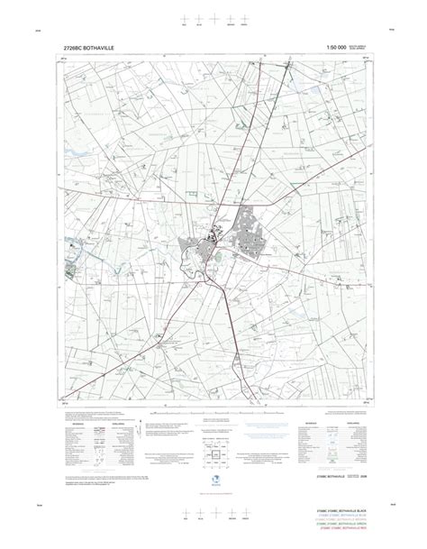 2726bc Bothaville Map By Chief Directorate National Geo Spatial