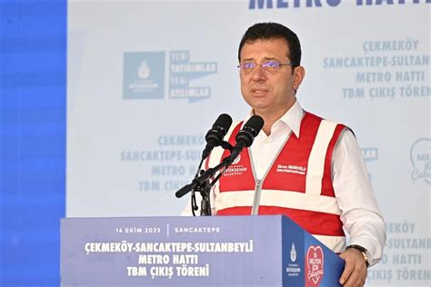 Bb Ekmek Y Sancaktepe Sultanbeyli Metro Hatt Nda Tbm K T Reni