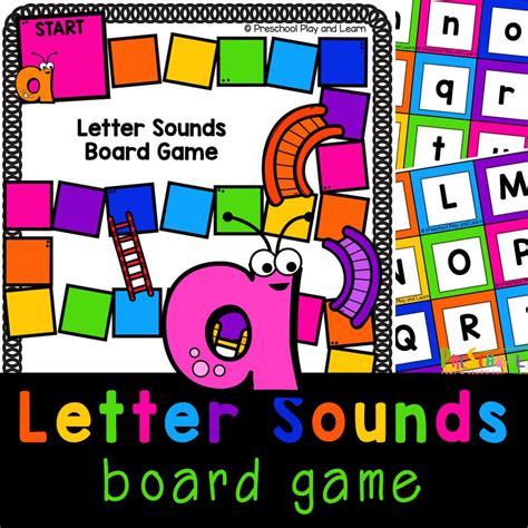 Free Printable Letter Sounds Board Games Letter Sound Activities