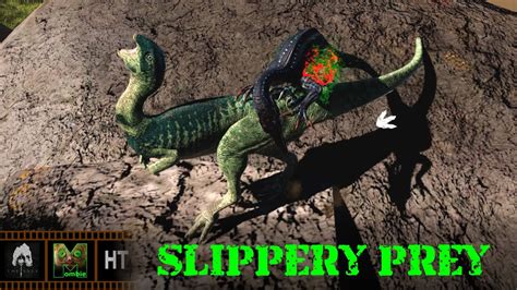 The Isle Evrima Slippery Prey Horde Test Troodon Youtube