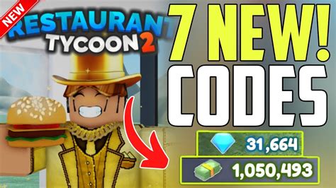 ⚠️hurry Up⚠️ Restaurant Tycoon 2 Codes Roblox Restaurant Tycoon 2