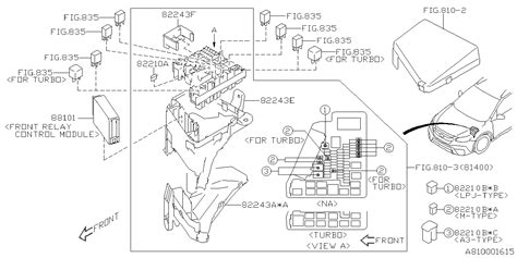 Subaru Crosstrek Eyesight Control Module Relay Front Electrical