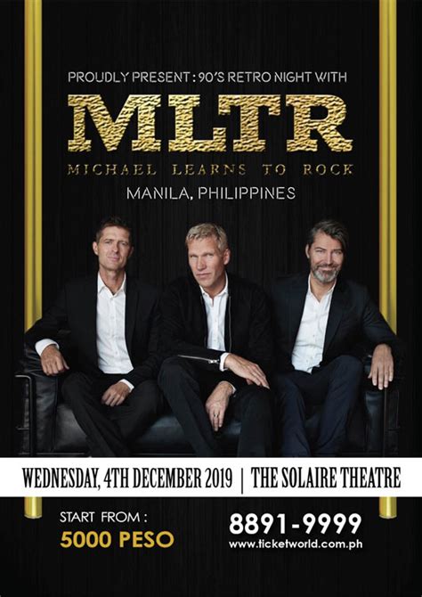 Michael Learns To Rock Live in Manila 2019 - Philippine Concerts