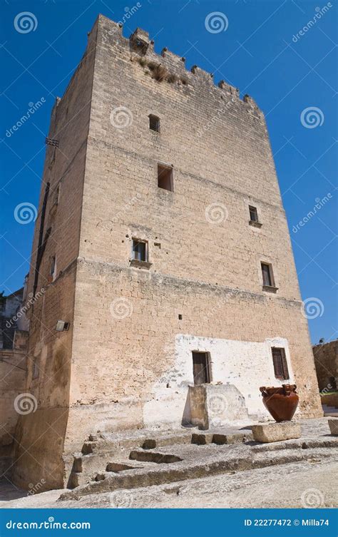 Episcopio Castle. Grottaglie. Puglia. Italy Stock Photo - Image of brickwall, blue: 22277472