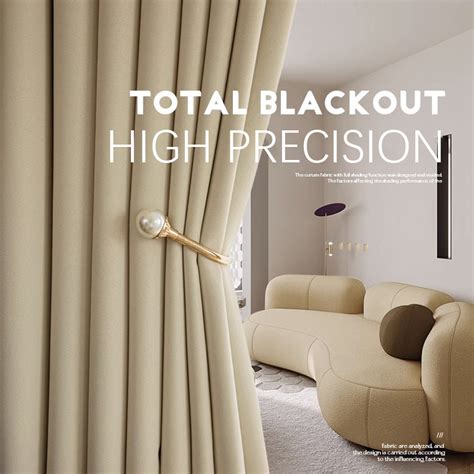 Hot Sale Shading Blackout Curtain Bedroom Living Room Thickened High Precision Modern Simple