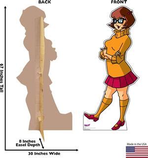 Scooby Doo Mystery Incorporated Cardboard Standee Velma Art