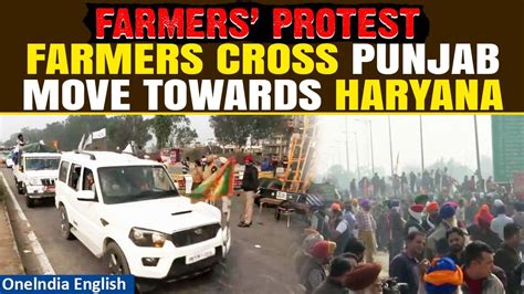 Farmers Delhi Chalo Protest Punjab Police One News Page Video