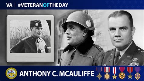 #VeteranOfTheDay Army Veteran Anthony C. McAuliffe - VA News