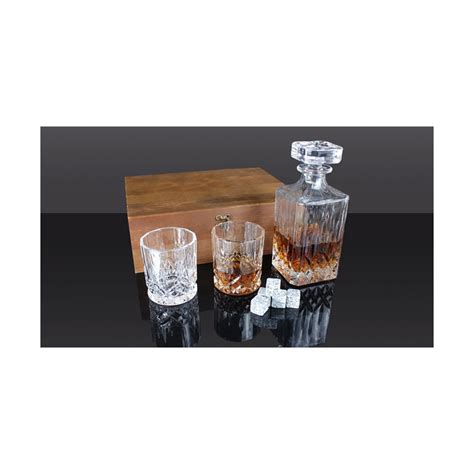 Whiskey Gift Set Whiskey Glass Set Of 2 And 8 Pcs Granite Chilling ...