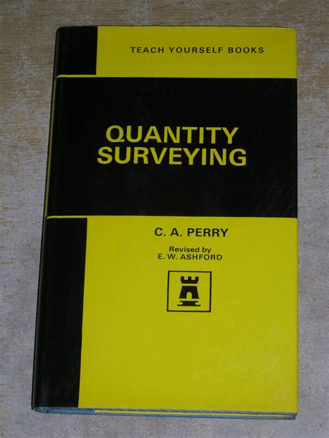 Teach Yourself Quantity Surveying De C A Perry Very Good Hardcover