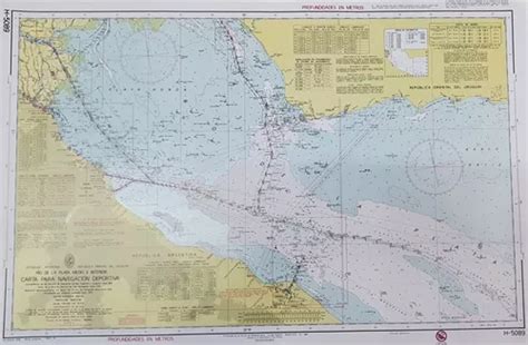 Carta Nautica H Rio De La Plata Interior En Venta En Capital