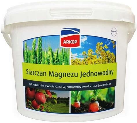 Nawóz Siarczan Magnezu Jednowodny 1Kg Nawóz Arko Ceny i opinie Ceneo pl