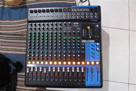 Jual Mixer Audio Yamaha MG16XU 16 Channel Efek Reverb Digital Di Lapak