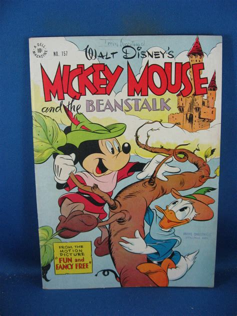 Four Color 157 Mickey Mouse And The Beanstalk 1947 F Comic Books