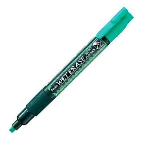 PENTEL WET ERASE MARCADOR TIZA L QUIDA VERDE CAJA 12U