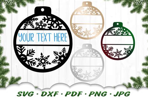 Free Christmas Ornaments Svg Files Svg Png Eps Dxf File